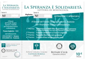 la speranza è solidarietà - acquista un biglietto della lotteria